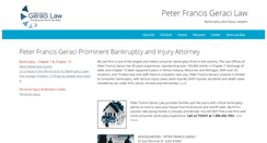 Desktop Screenshot of peterfrancisgeraci.net